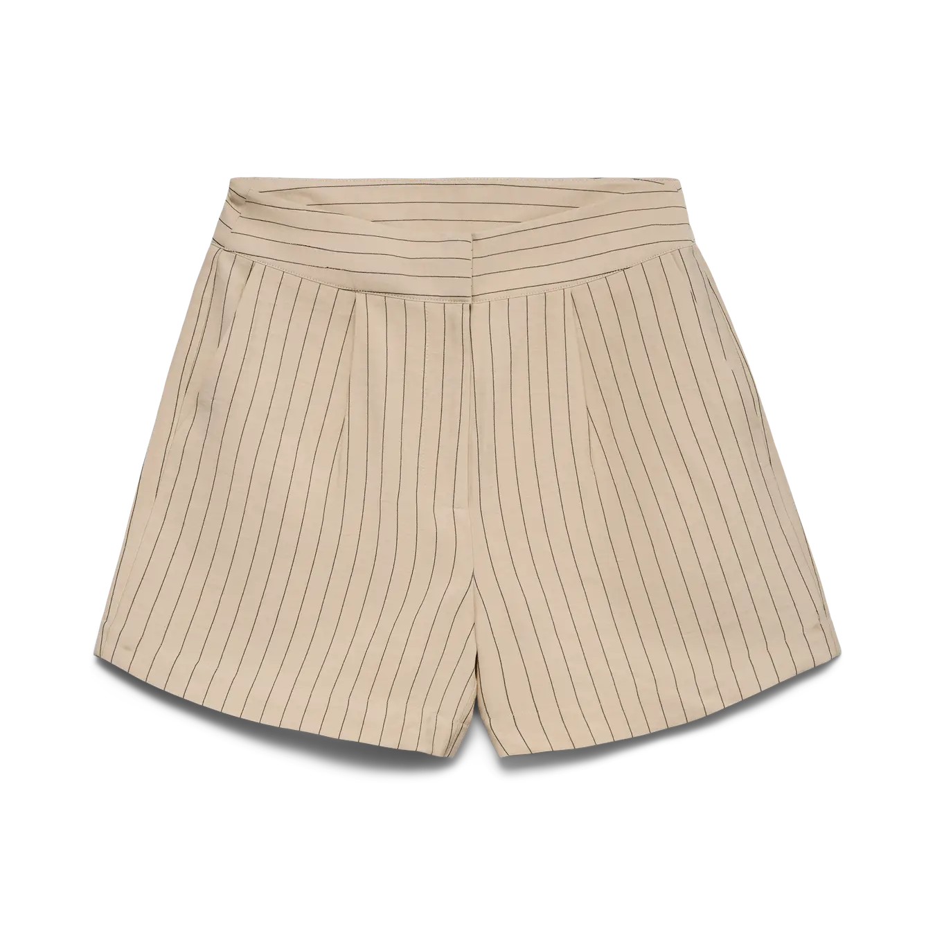 VM KIARA HW SHORTS - OATMEAL STRIPES