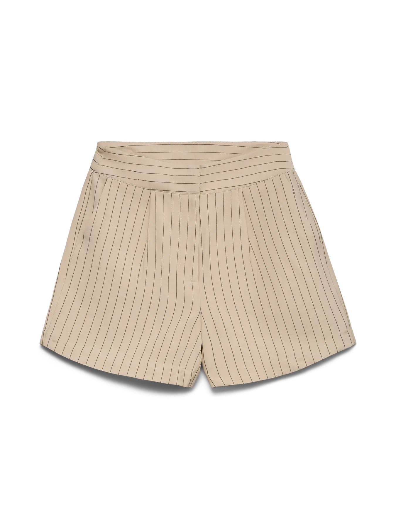 VM KIARA HW SHORTS - OATMEAL STRIPES