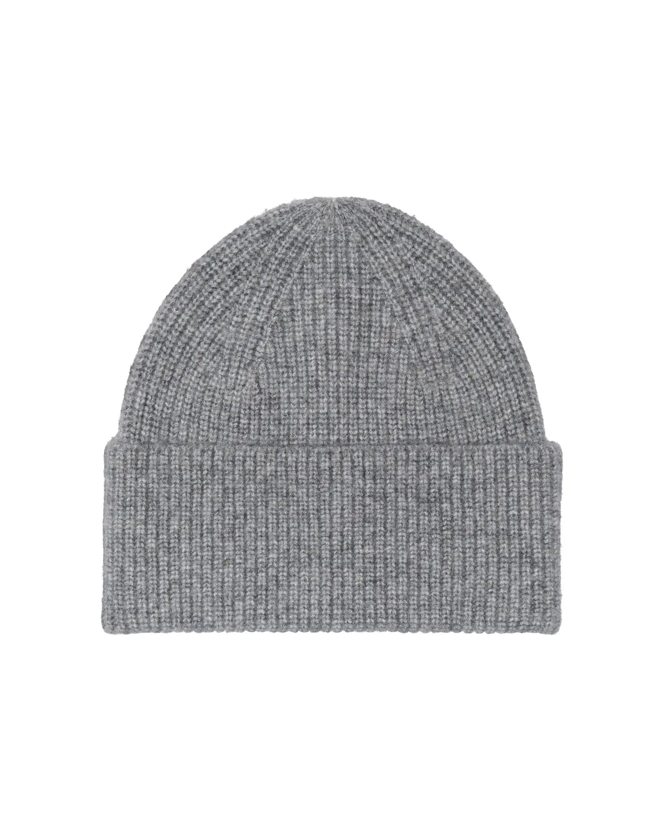 ONLY INGRID RIB BASIC BEANIE - DARK GREY MELANGE