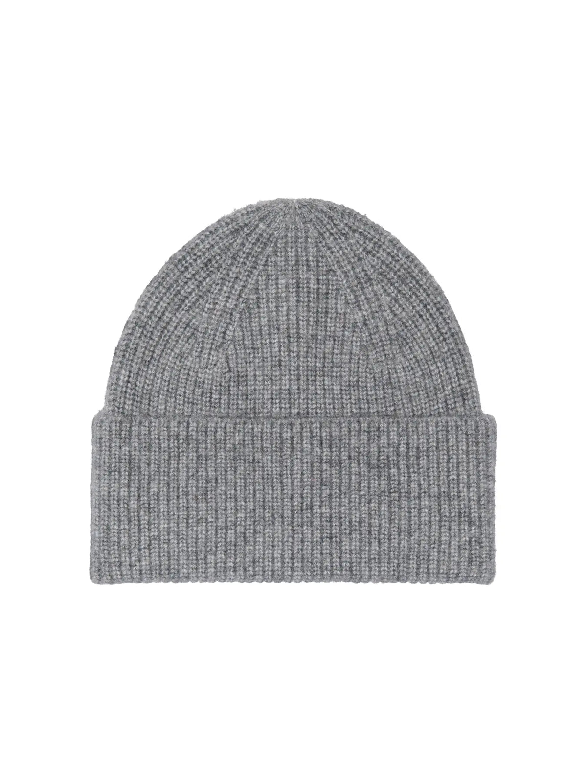ONLY INGRID RIB BASIC BEANIE - DARK GREY MELANGE