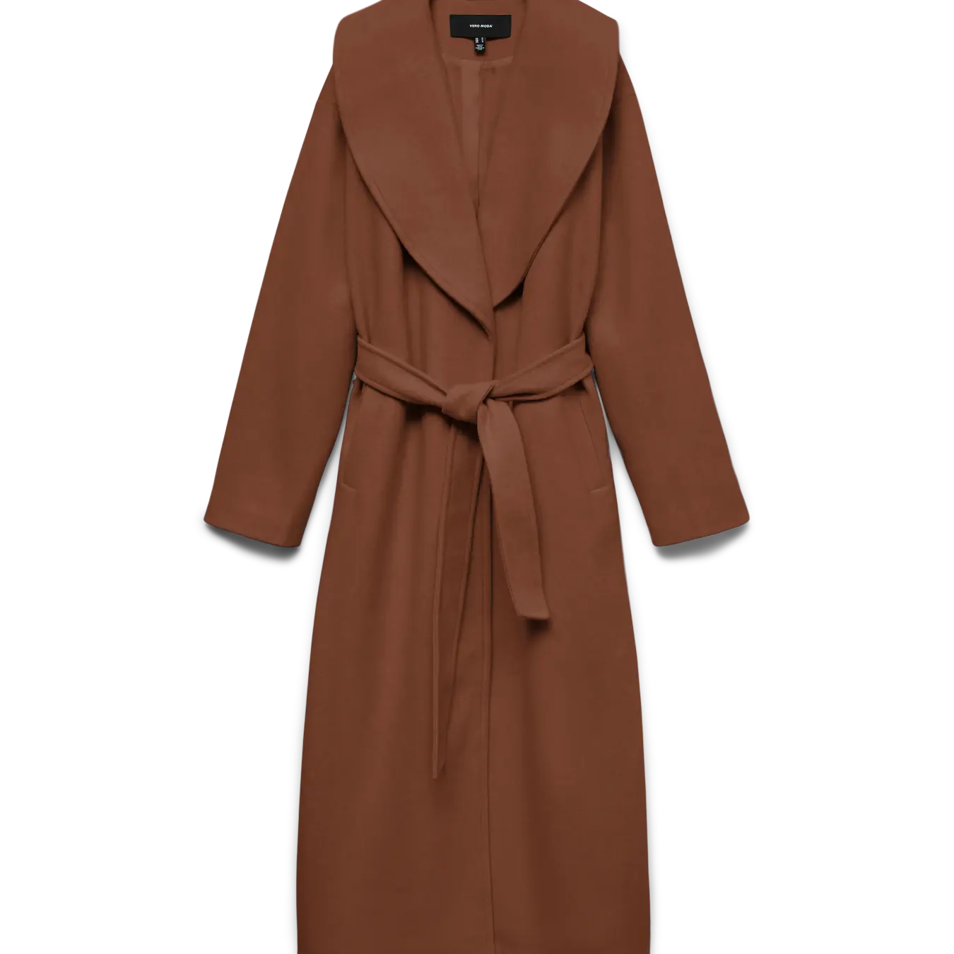 VM ANNIE XTRA LONG COAT - COCOA BROWN