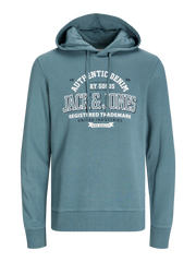 LOGO LONG SLEEVED HOODIE - GOBLIN BLUE