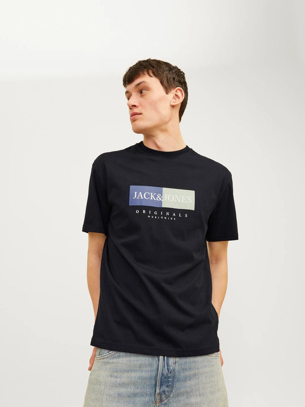 FREDERICK LOGO TEE - BLACK