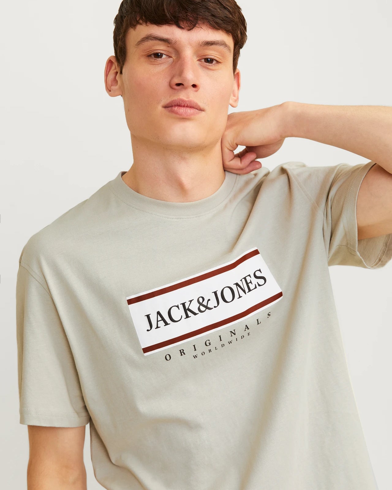 FREDERICK LOGO TEE - MINERAL GRAY