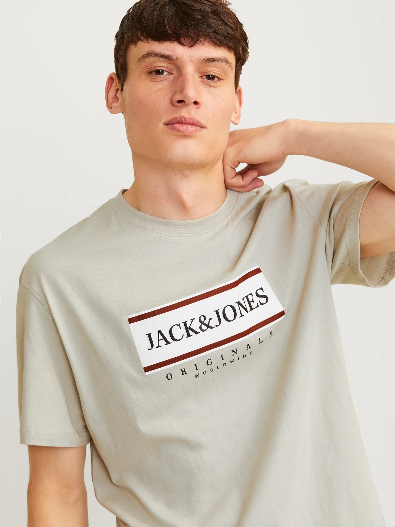 FREDERICK LOGO TEE - MINERAL GRAY