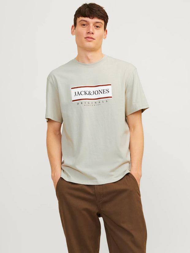 FREDERICK LOGO TEE - MINERAL GRAY