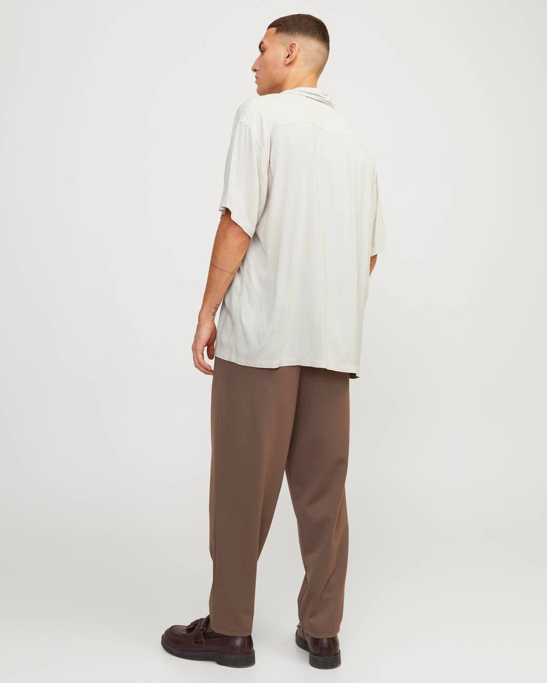 JEFF SOLID RESORT SHIRT - MOONBEAM