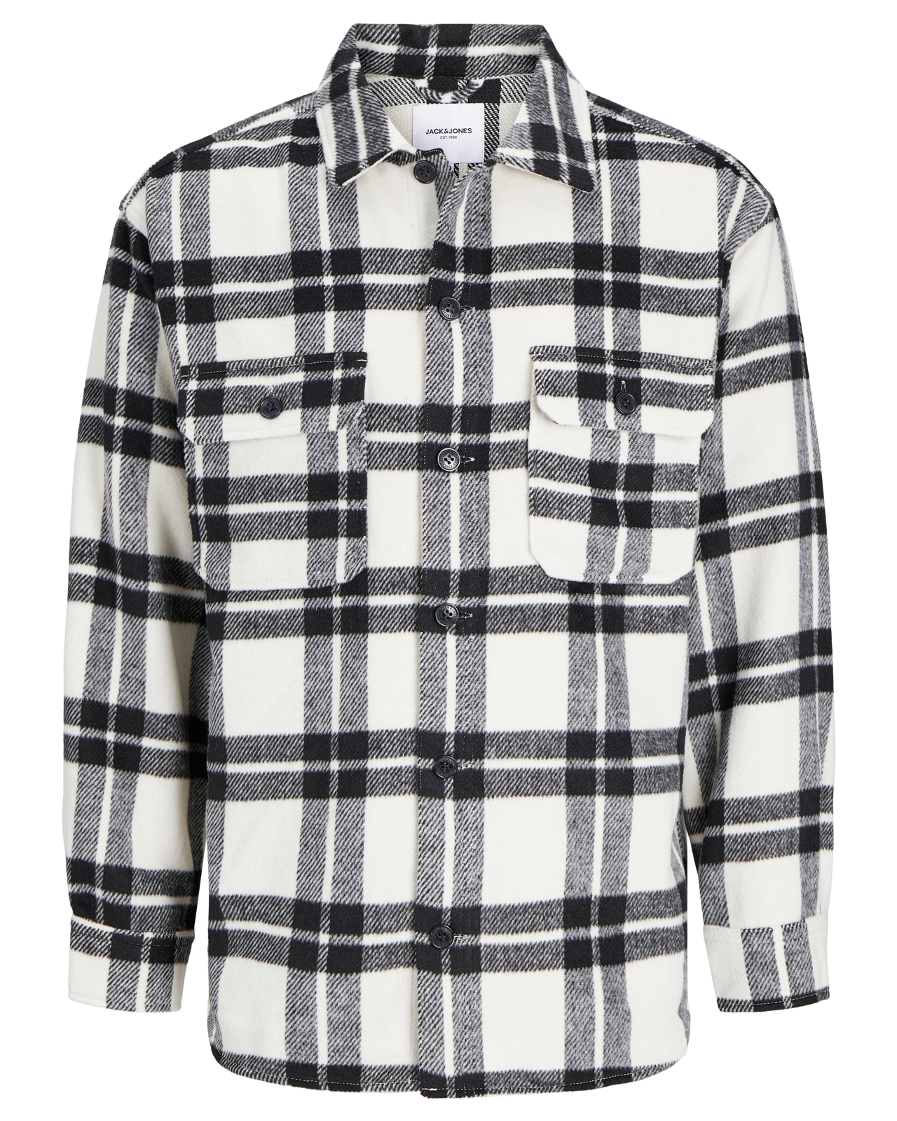 BRADLEY OLLIE OVERSHIRT - CLOUD DANCER CHECK