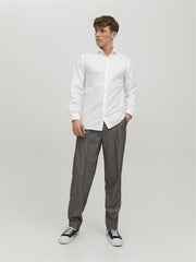 PARKER LS DRESS SHIRT - WHITE