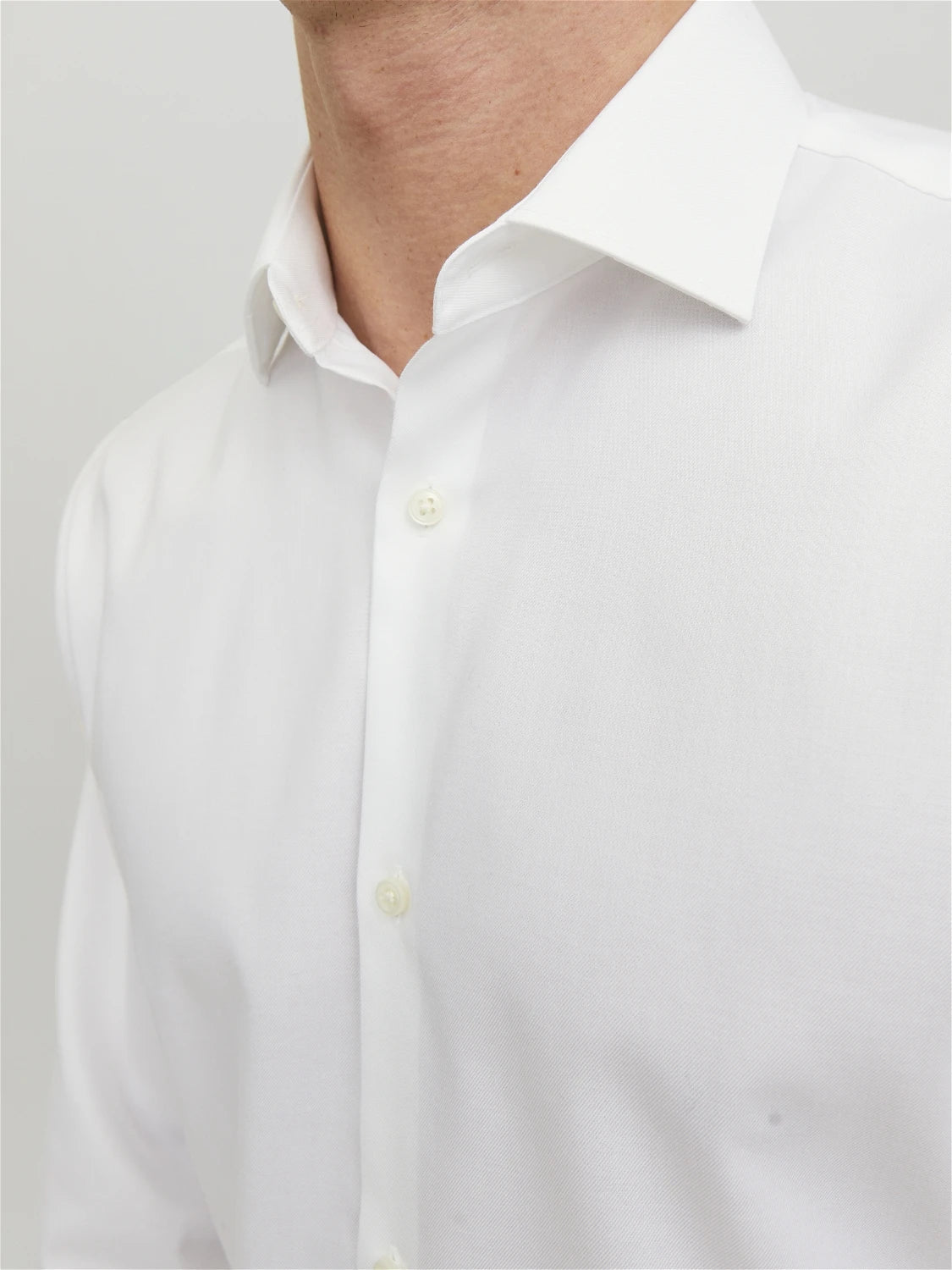 PARKER LS DRESS SHIRT - WHITE