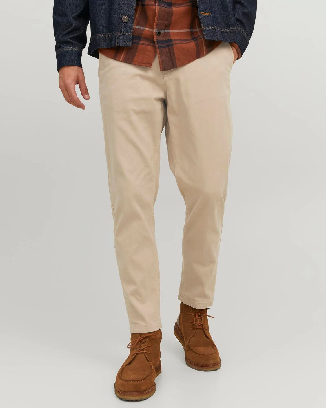 STACE TAPERED FIT CHINO - CROCKERY