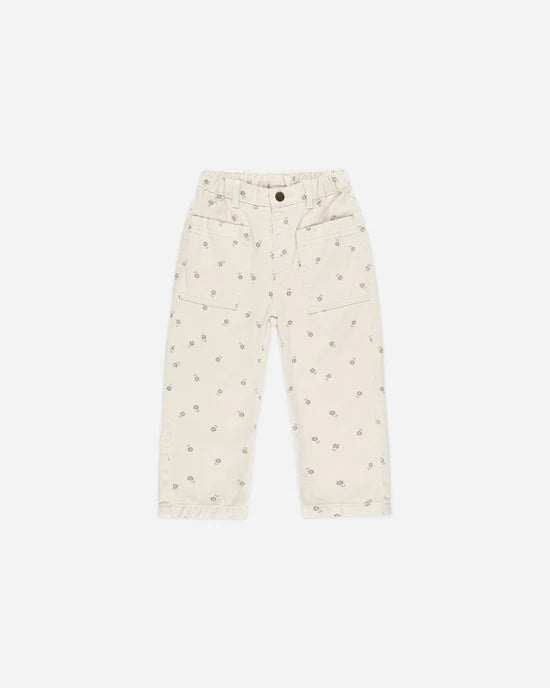 RYLEE + CRU JASPER STRAIGHT LEG PANT - BLUE DAISY