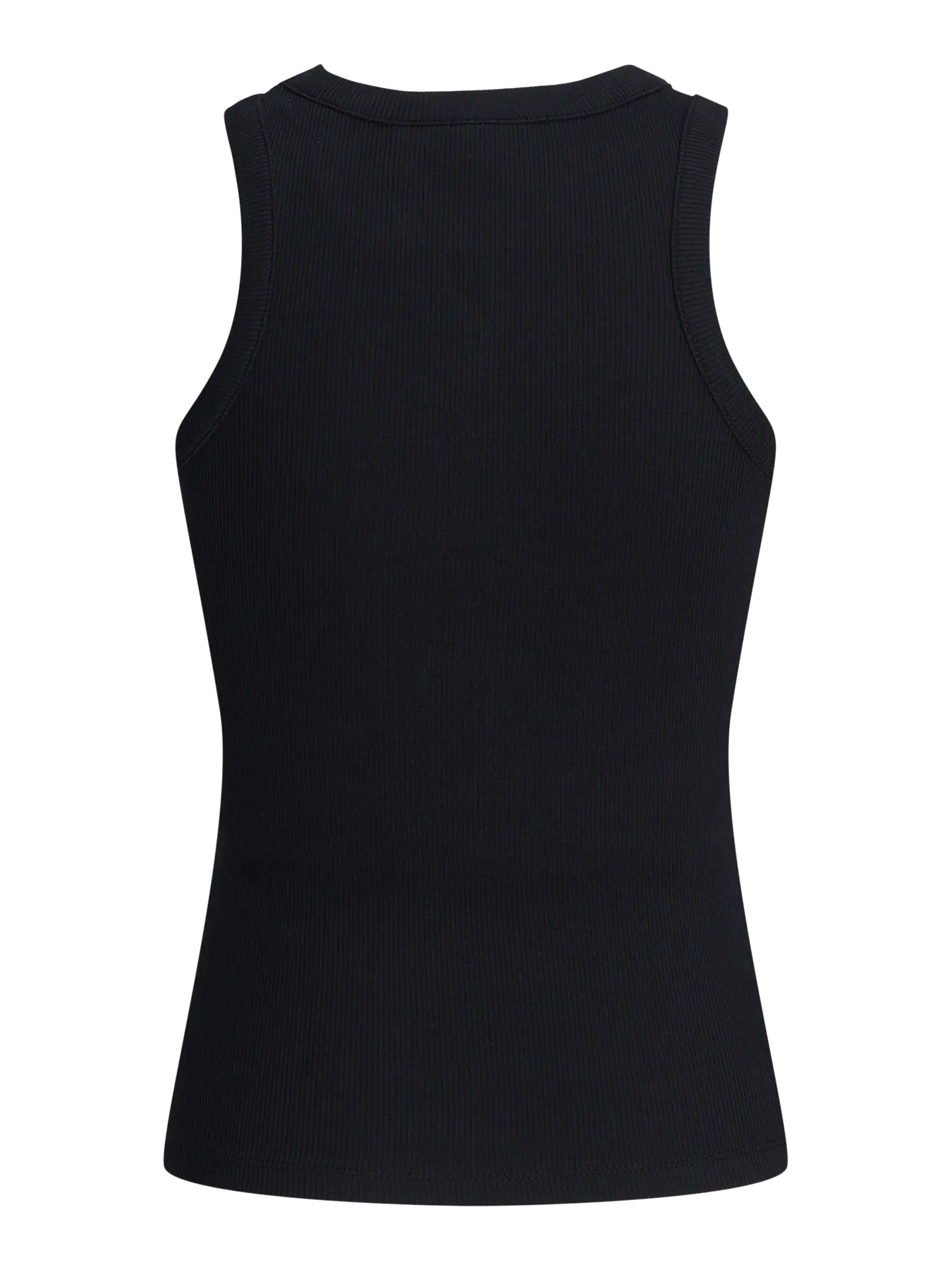 JJXX FOREST RIBBED HIGH NECK TANK - BLACK