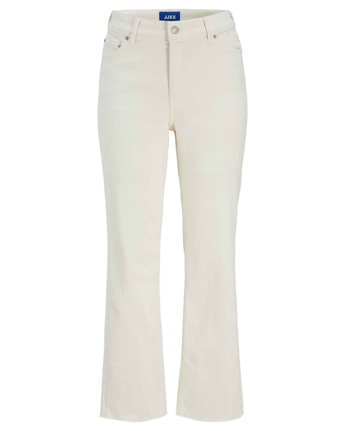 JJXX NICE SLIM STRAIGHT MID WAIST JEANS - WHITE DENIM