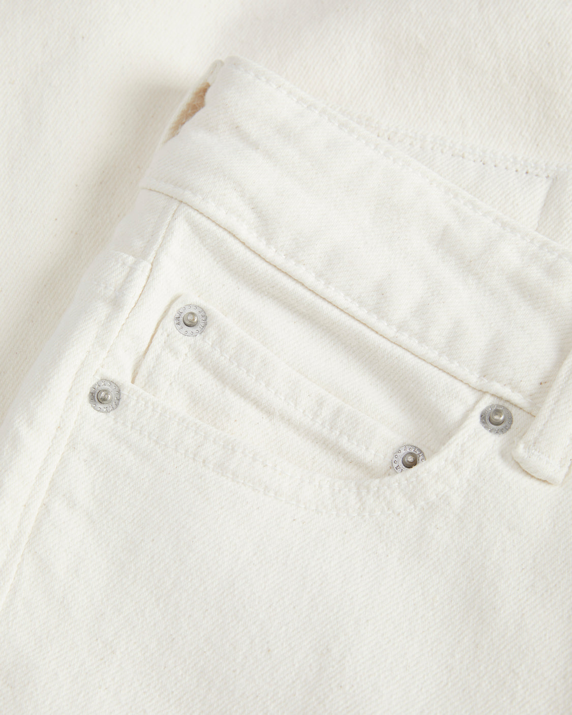 JJXX NICE SLIM STRAIGHT MID WAIST JEANS - WHITE DENIM