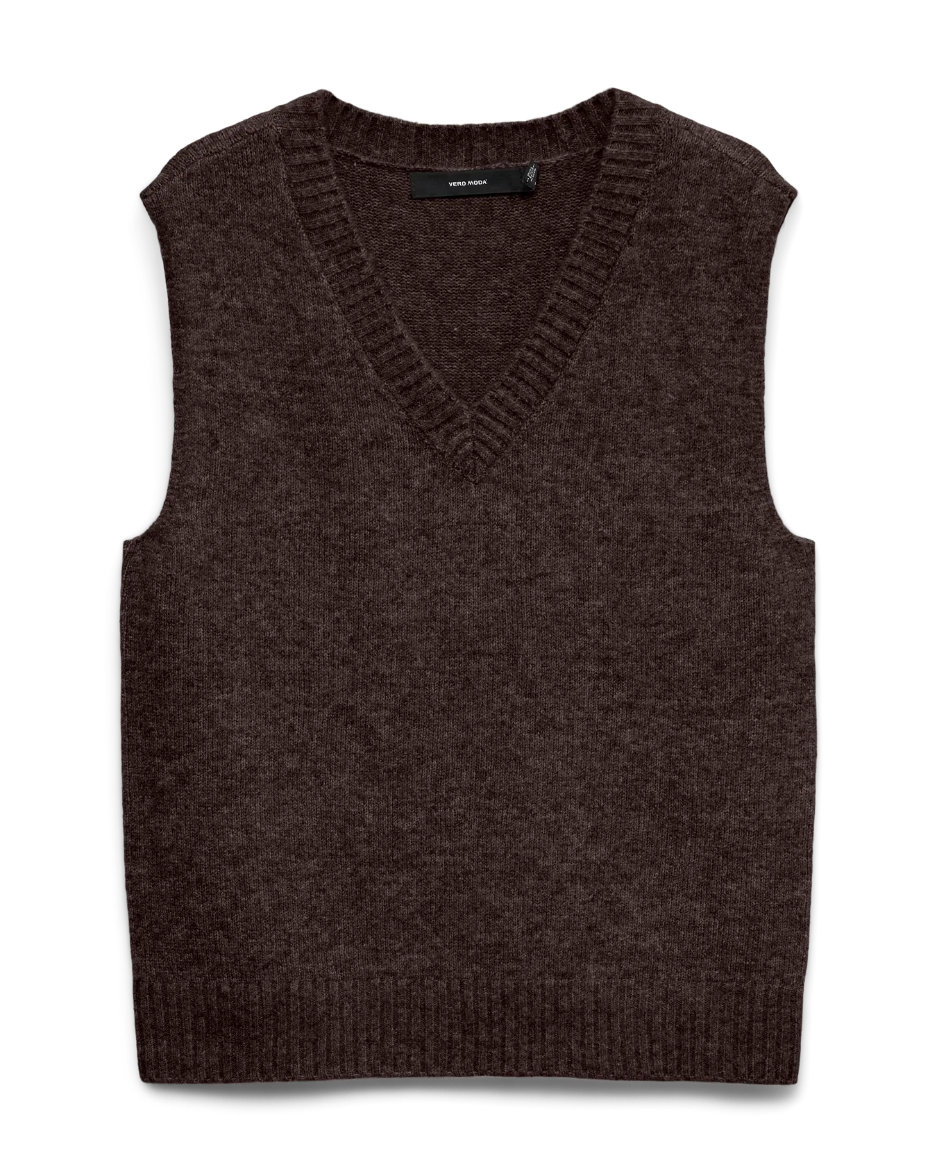 VM BOOM V NECK VEST - CHOCOLATE TORTE