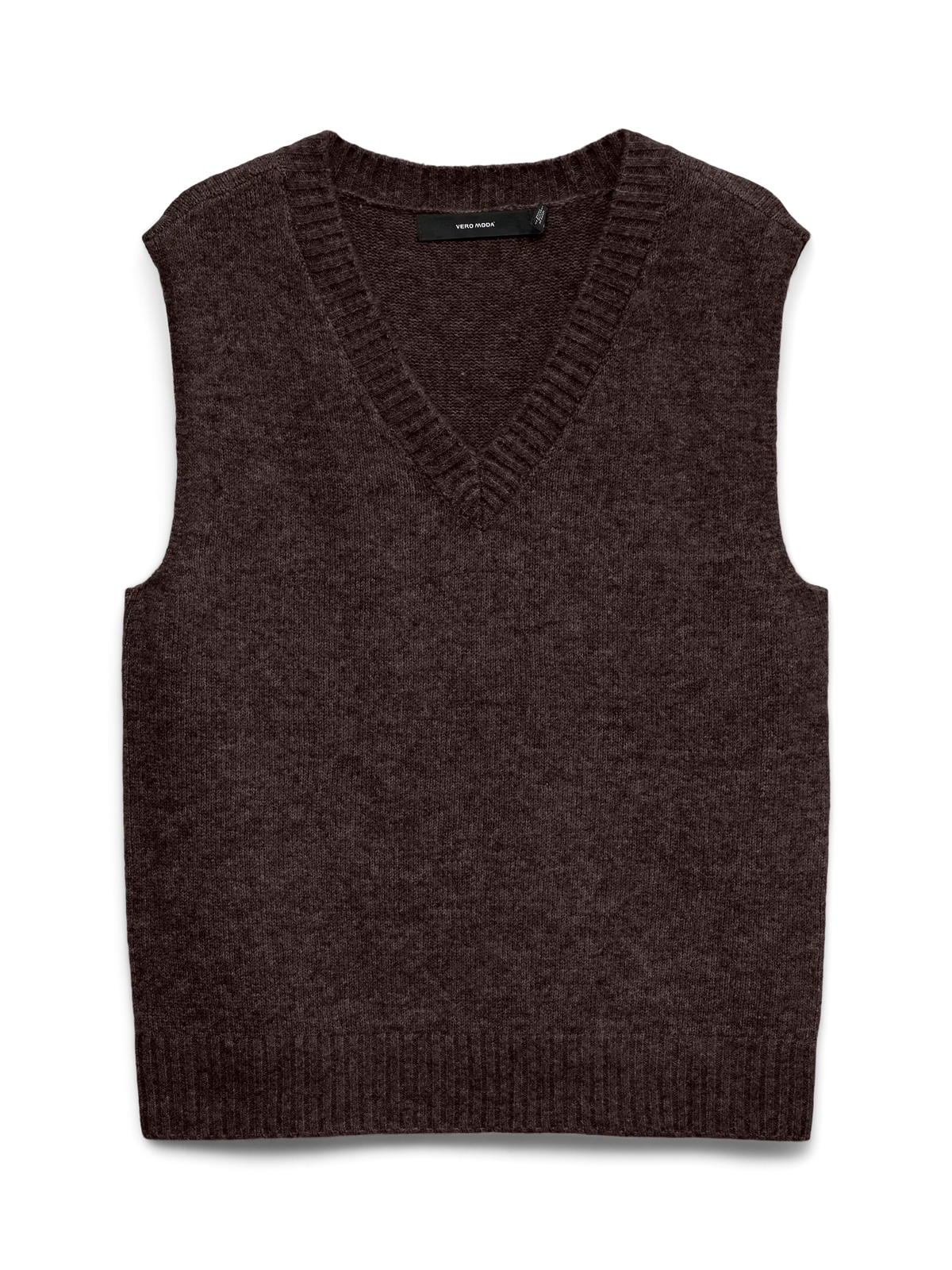 VM BOOM V NECK VEST - CHOCOLATE TORTE
