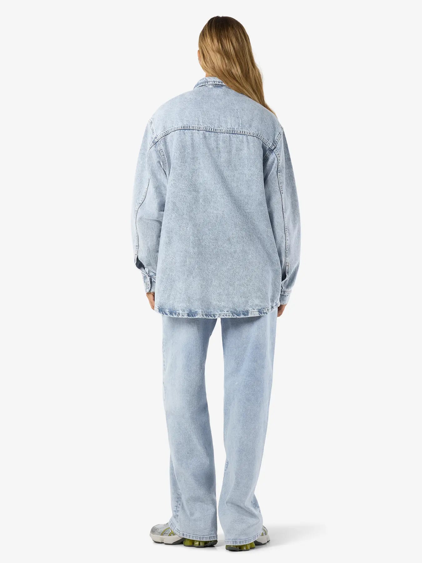 NM ALVA DENIM SHACKET - LIGHT BLUE DENIM