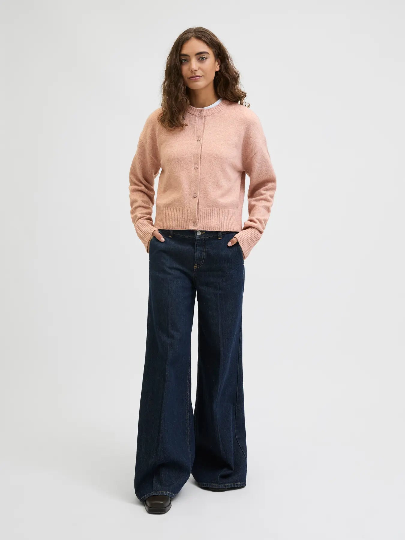 JJXX NATALIE CARDIGAN - VIOLET ICE