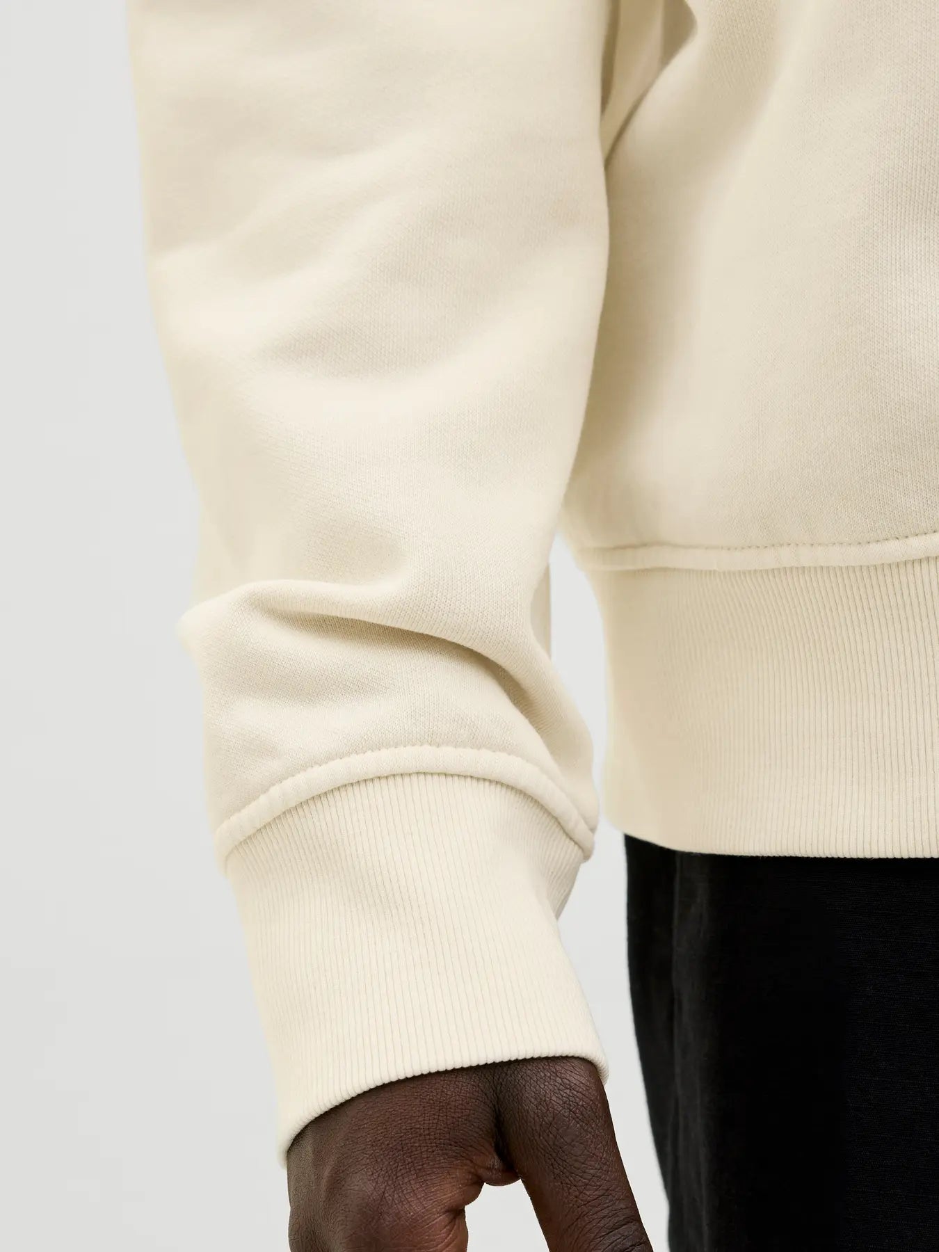 DOVER PRINTED CREW NECK PULLOVER - ANTIQUE WHITE