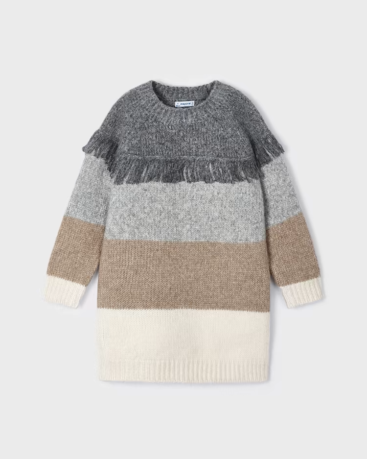 MAYORAL SWEATER DRESS - GREY