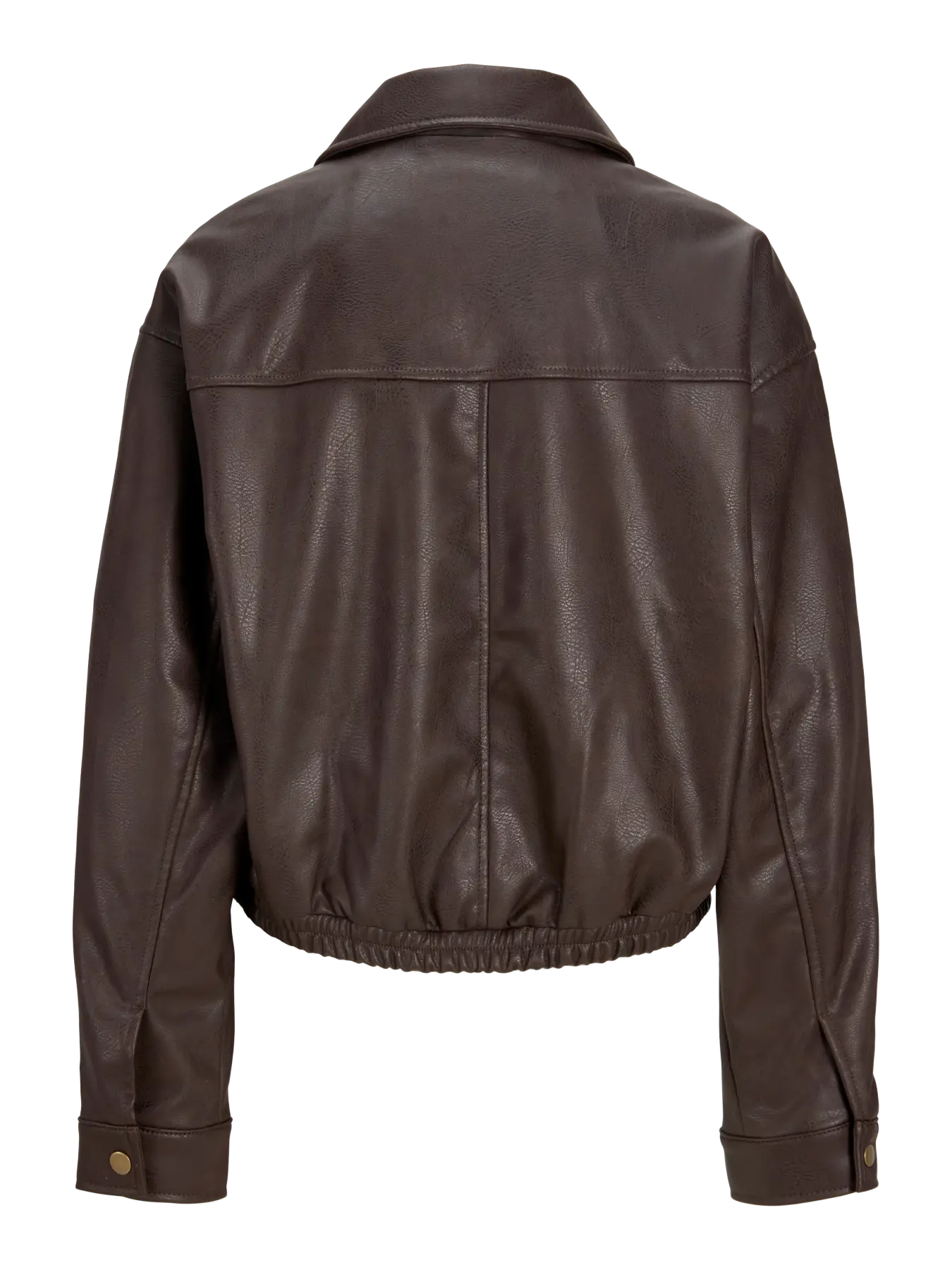 JJXX MICA FAUX LEATHER BOMBER - DEMITASSE