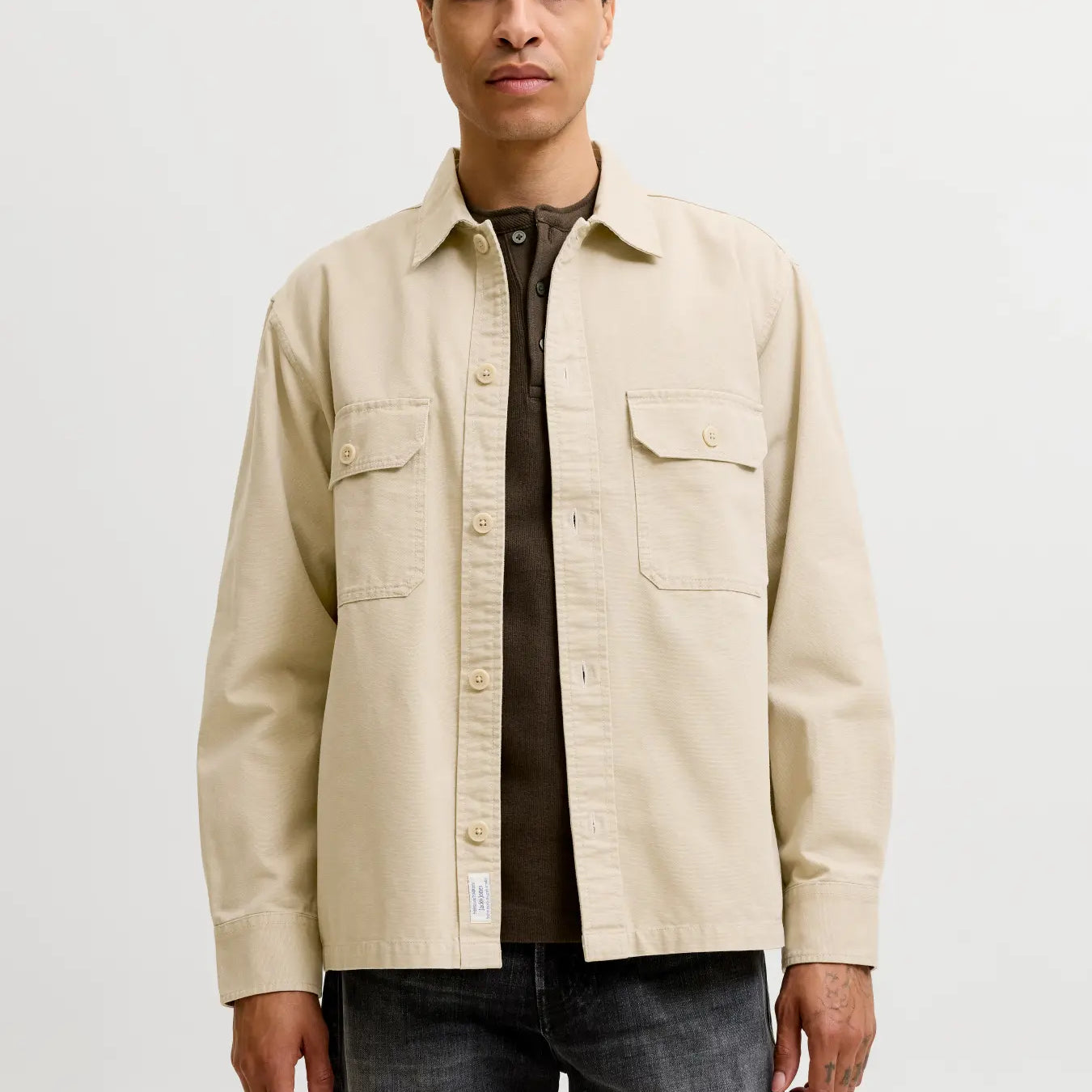 JJ COLTEN CANVAS OVERSHIRT - FIELDS OF RYE
