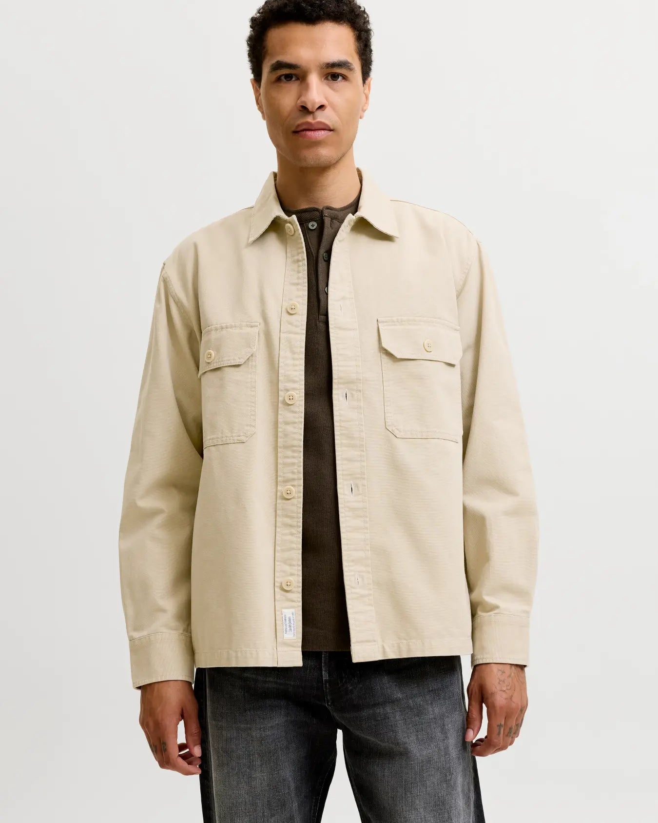 JJ COLTEN CANVAS OVERSHIRT - FIELDS OF RYE