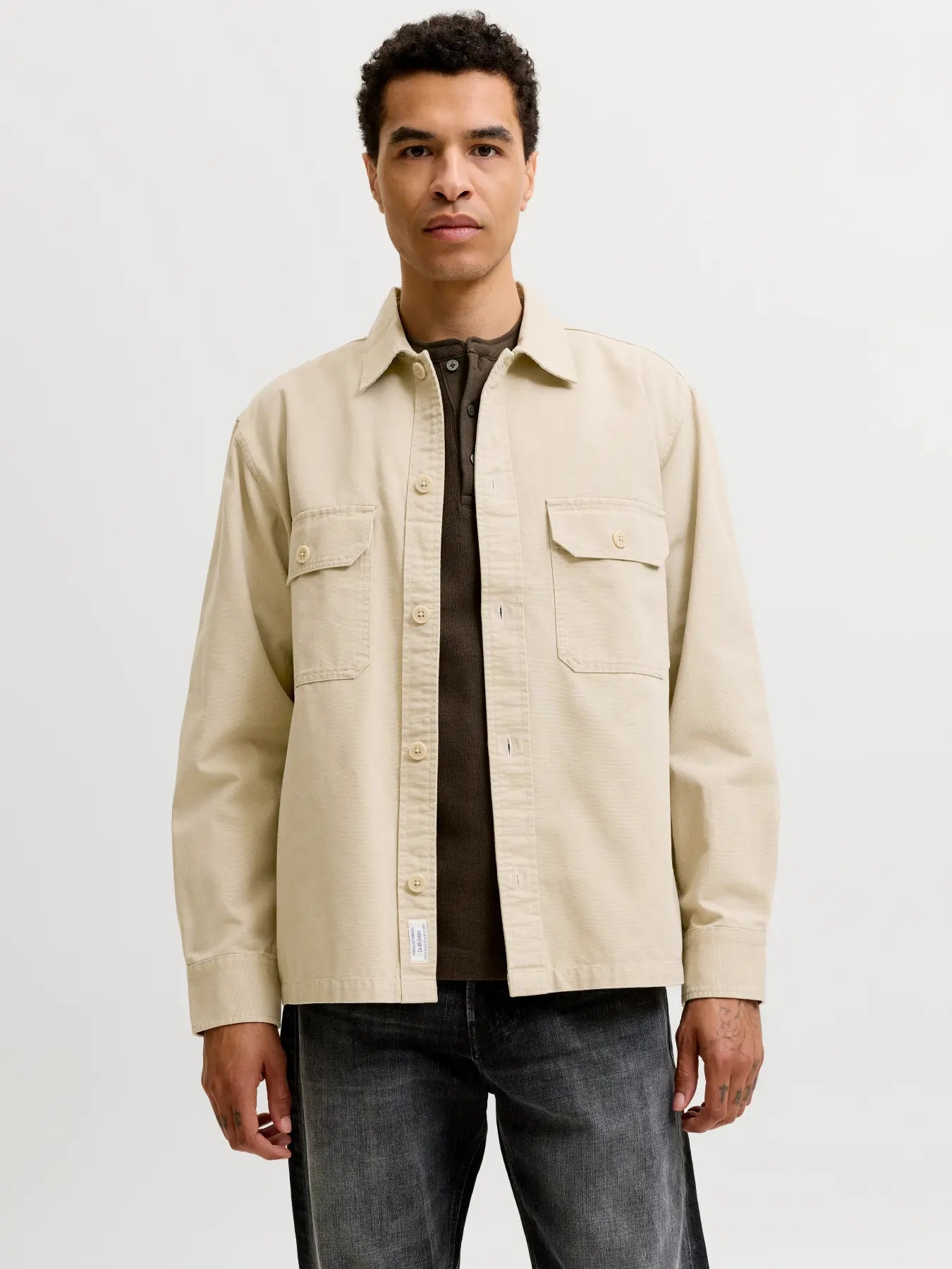 JJ COLTEN CANVAS OVERSHIRT - FIELDS OF RYE