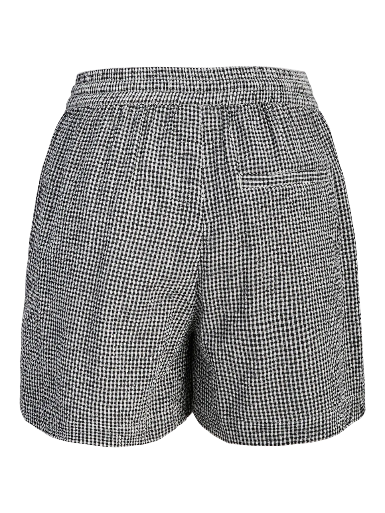 JJXX ZOE SEERSUCKER SHORTS - BLACK GINGHAM