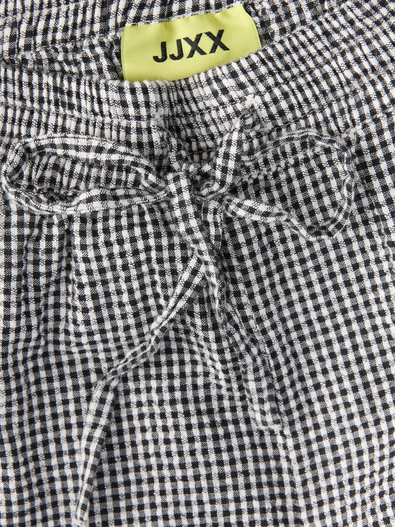 JJXX ZOE SEERSUCKER SHORTS - BLACK GINGHAM