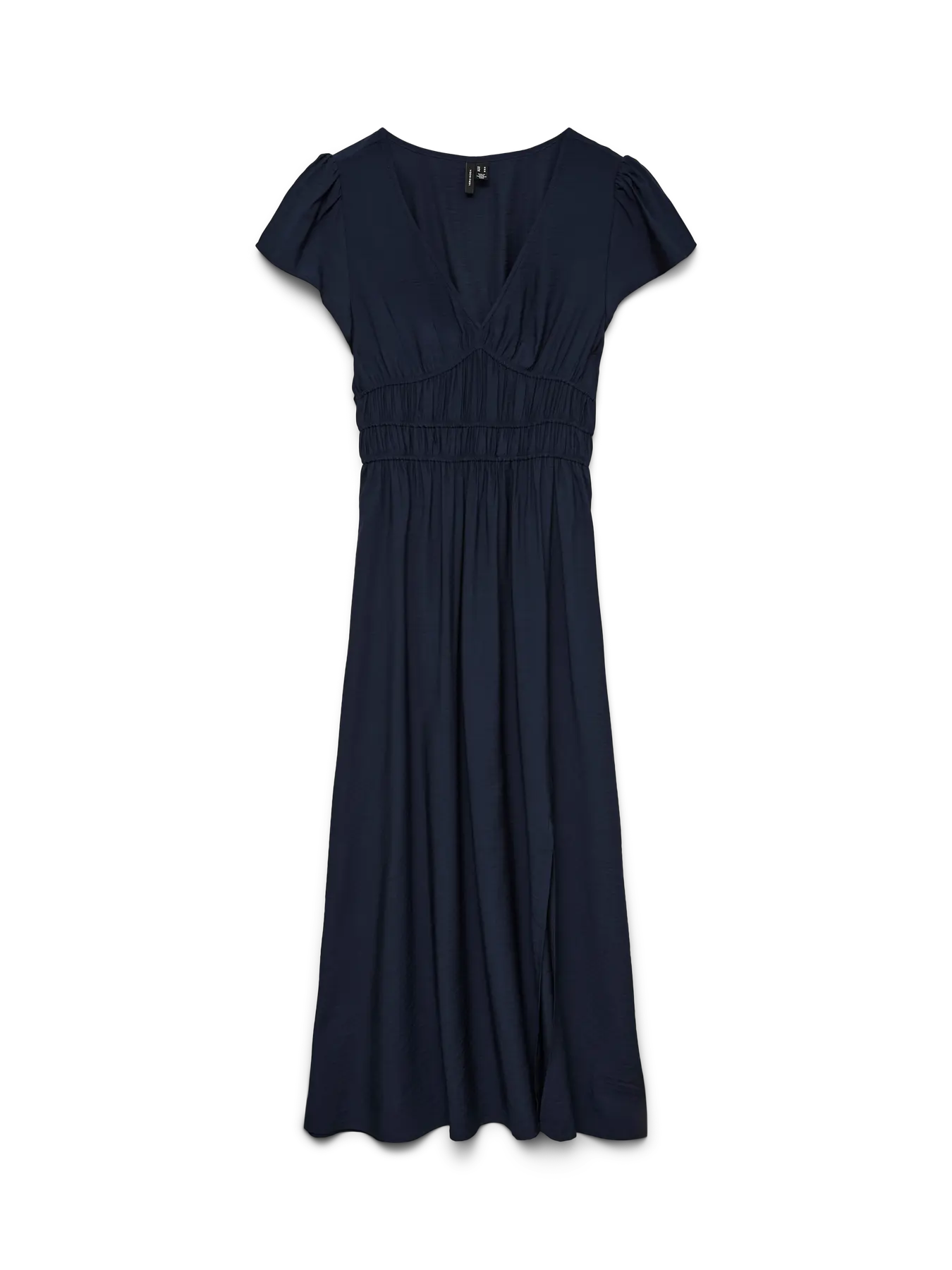 VM NELLIE V NECK MIDI DRESS - NAVY BLAZER