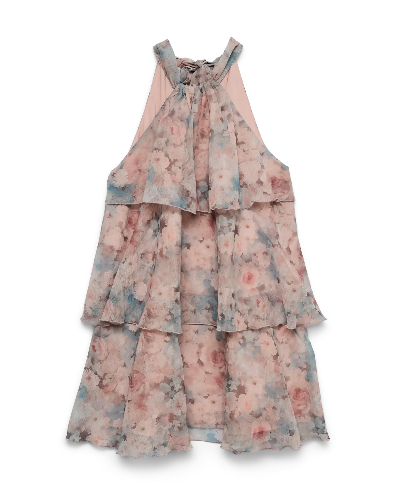 VM SABINA FLOUNCE DRESS - BURLWOOD