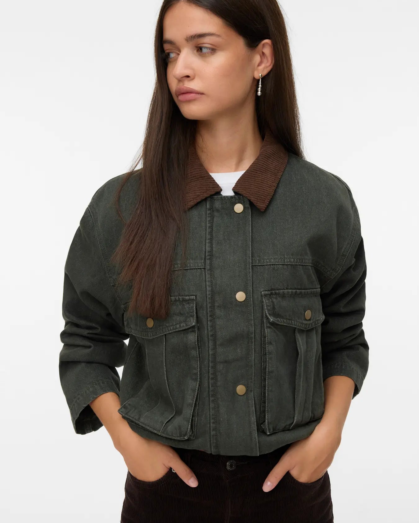 VM SAYLOR DENIM JACKET - GRAPELEAF