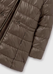 MAYORAL LONG PUFFER COAT - MOCHA