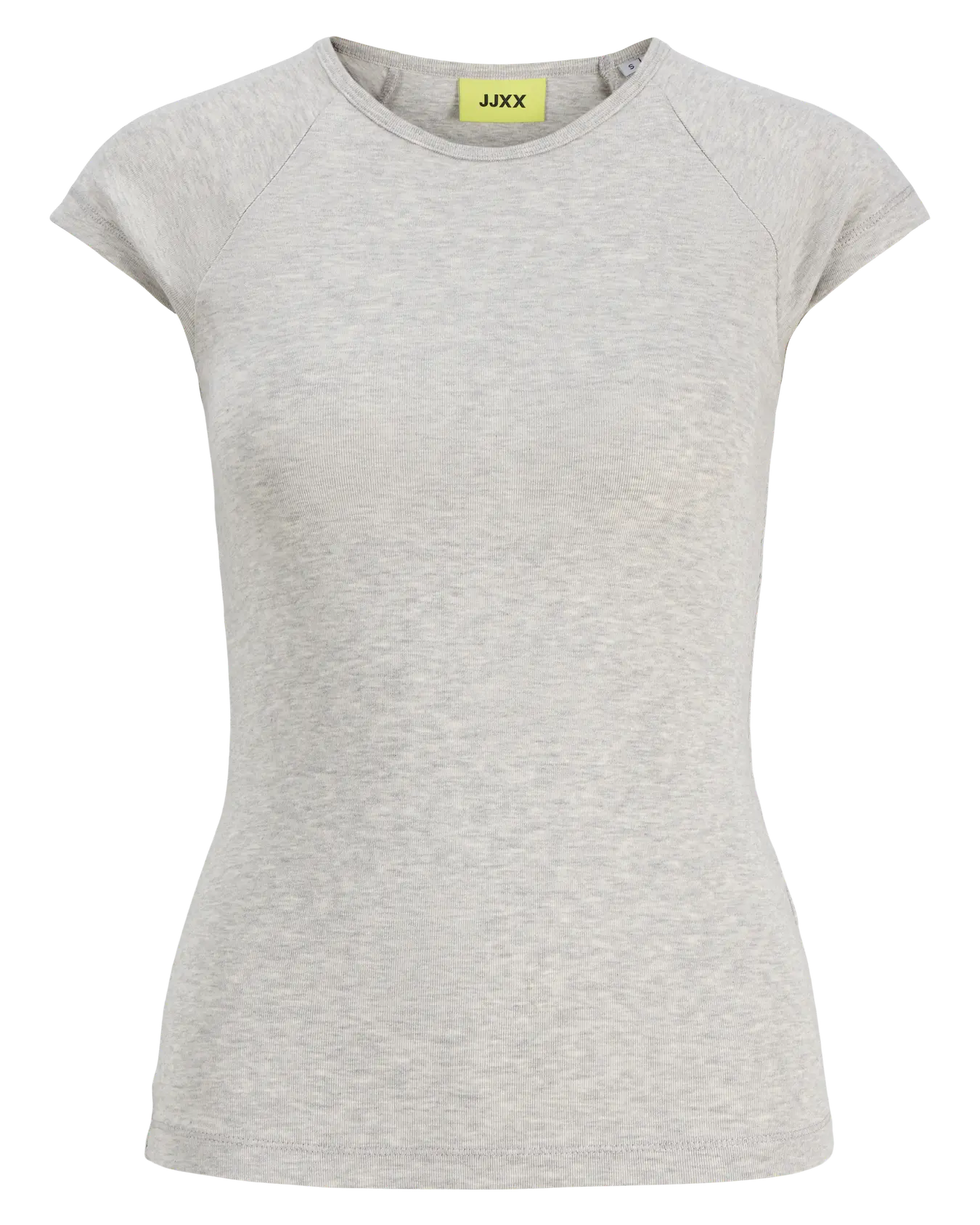 JJXX STAR RAGLAN BASIC TEE - LIGHT GREY MELANGE