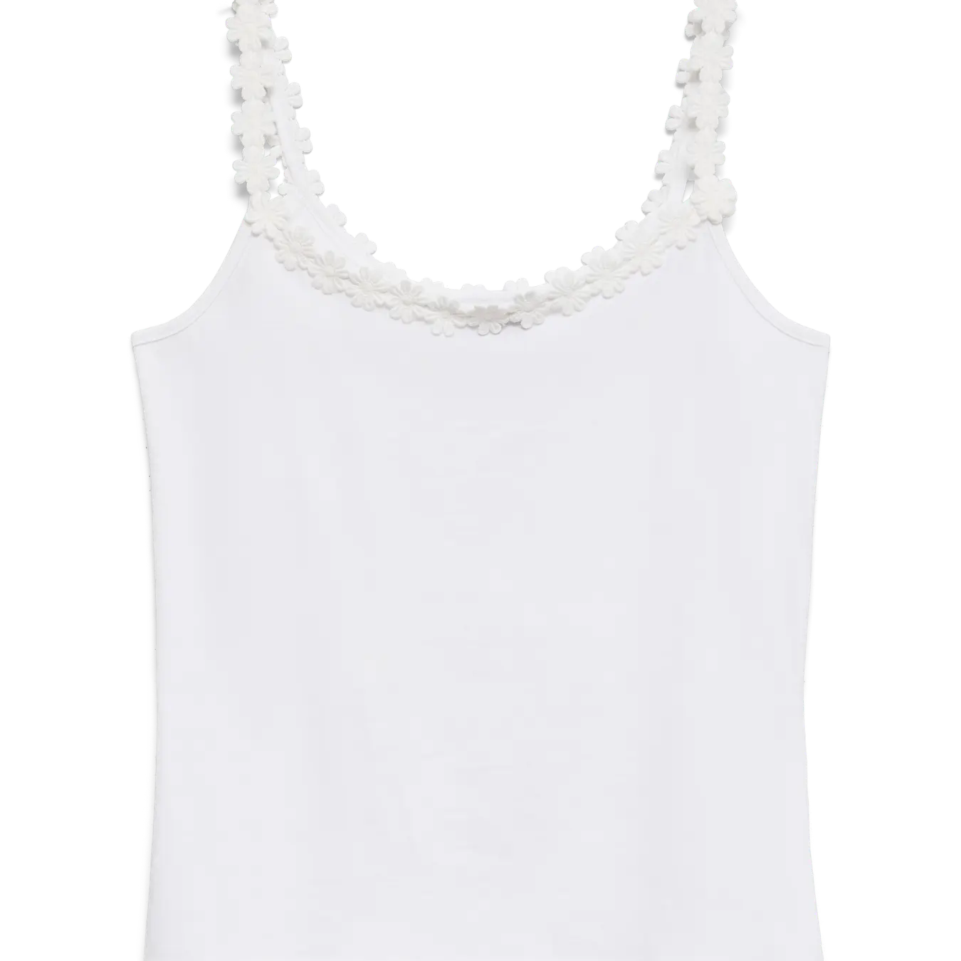 VM FLORA TANK TOP - WHITE