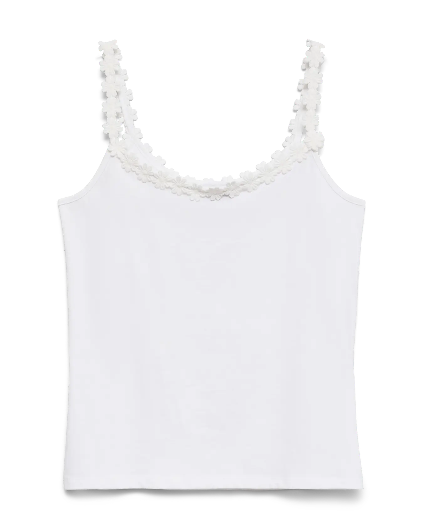 VM FLORA TANK TOP - WHITE