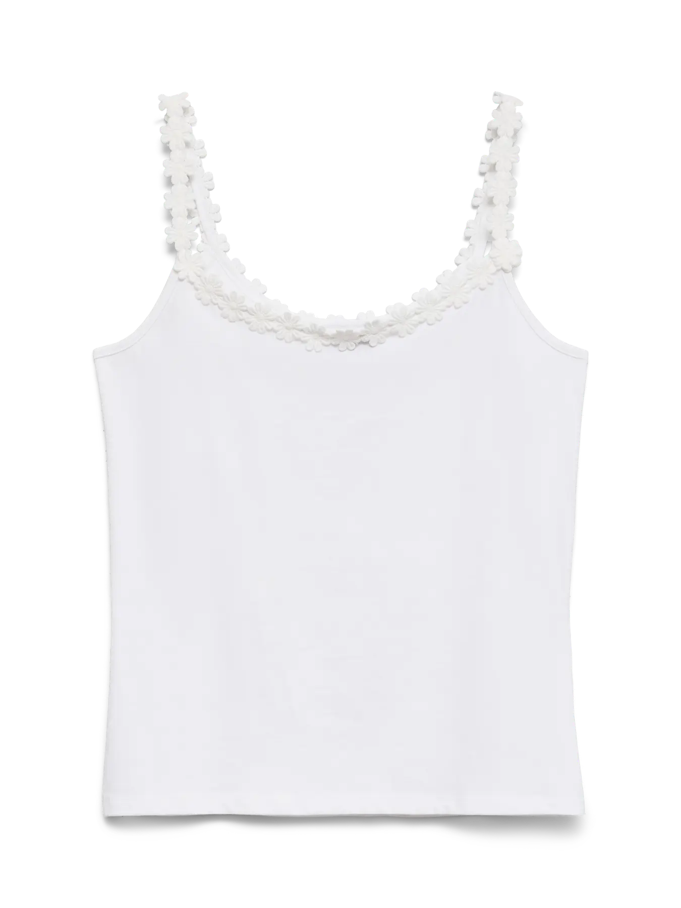VM FLORA TANK TOP - WHITE