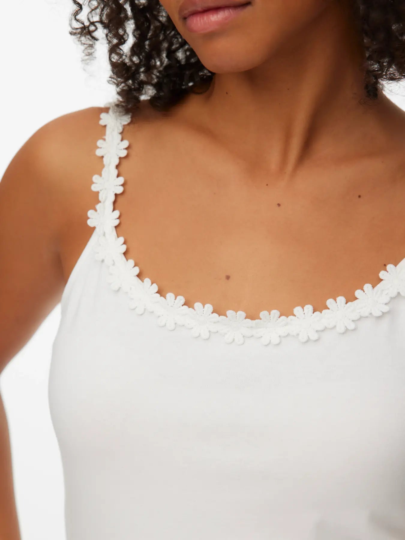 VM FLORA TANK TOP - WHITE