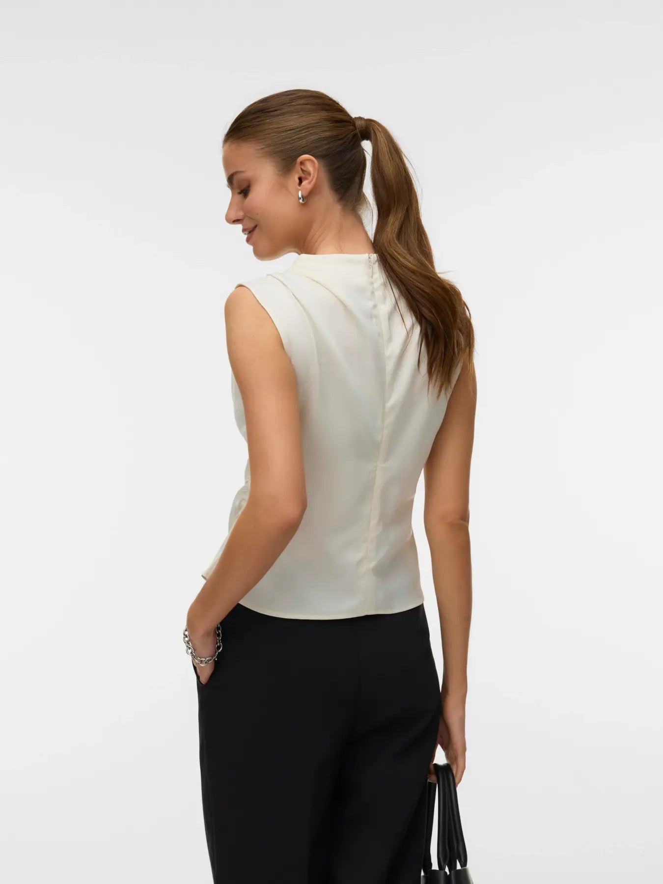 VM TANIA SATIN TANK - BIRCH