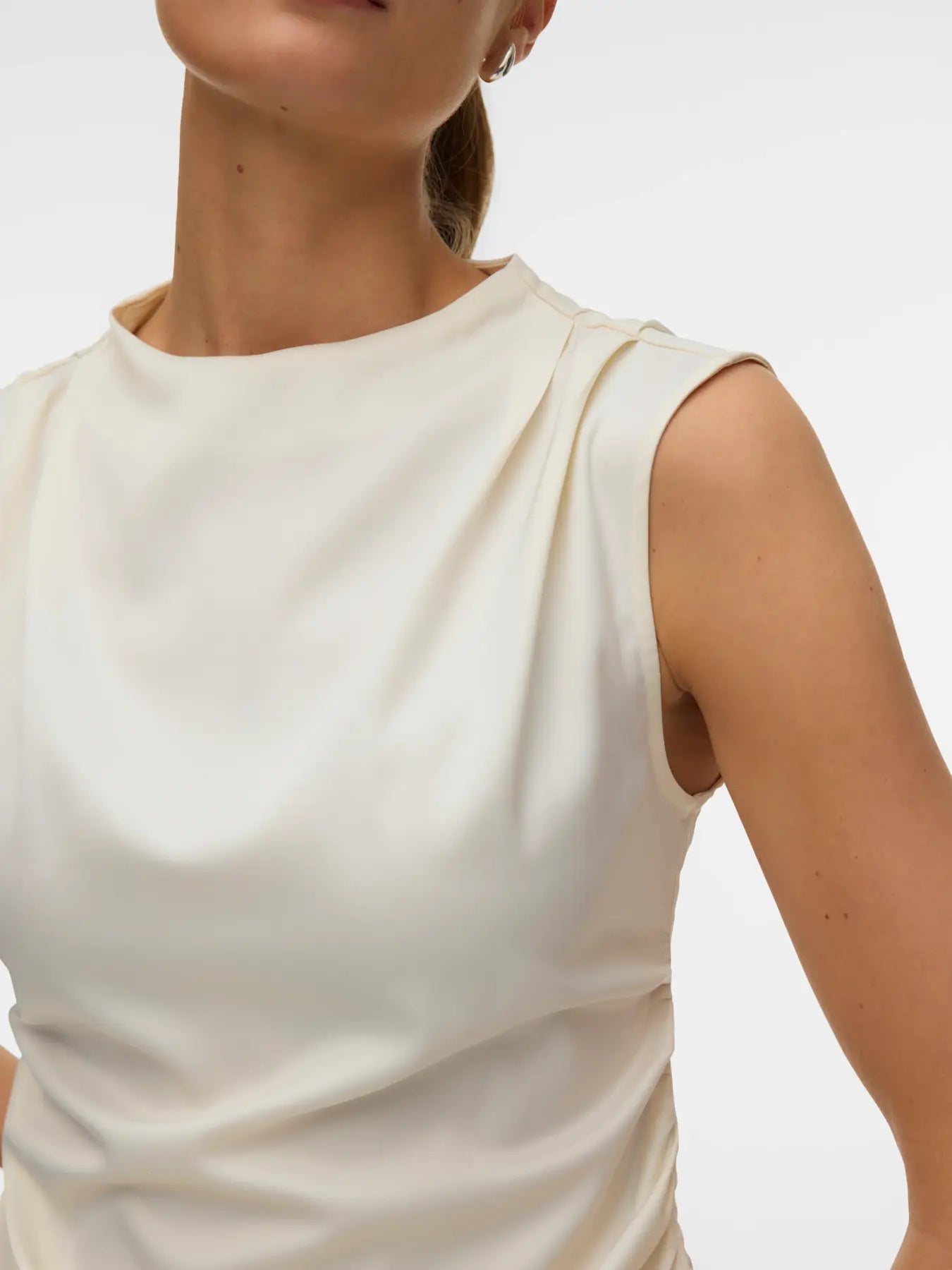 VM TANIA SATIN TANK - BIRCH
