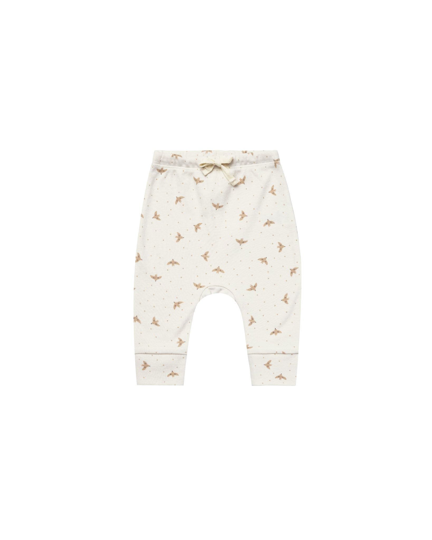 QUINCY MAE DRAWSTRING PANT - DOVE