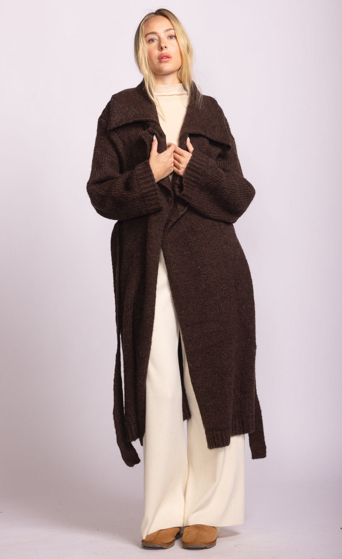 PINK MARTINI MARTHA SWEATER - BROWN