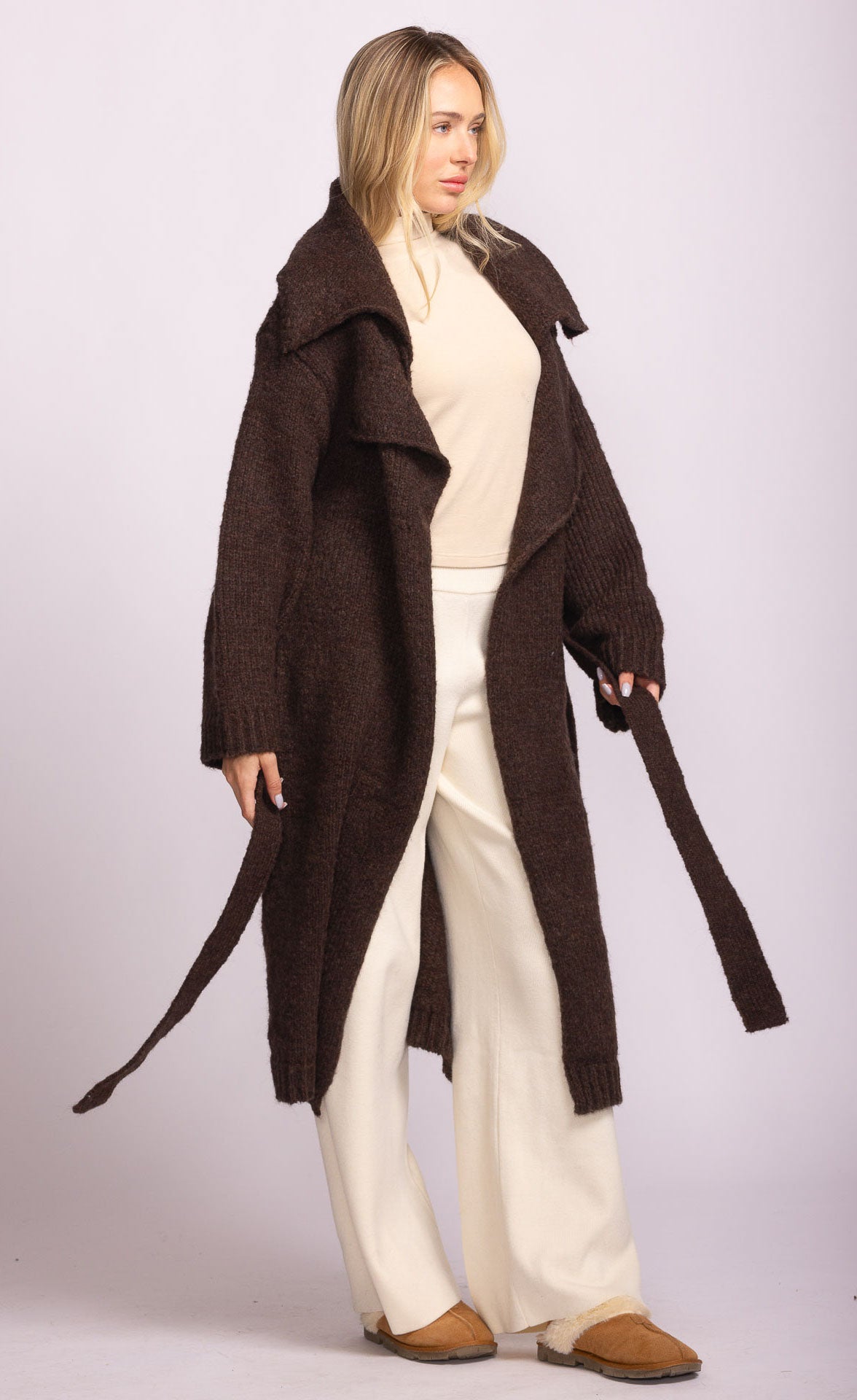 PINK MARTINI MARTHA SWEATER - BROWN