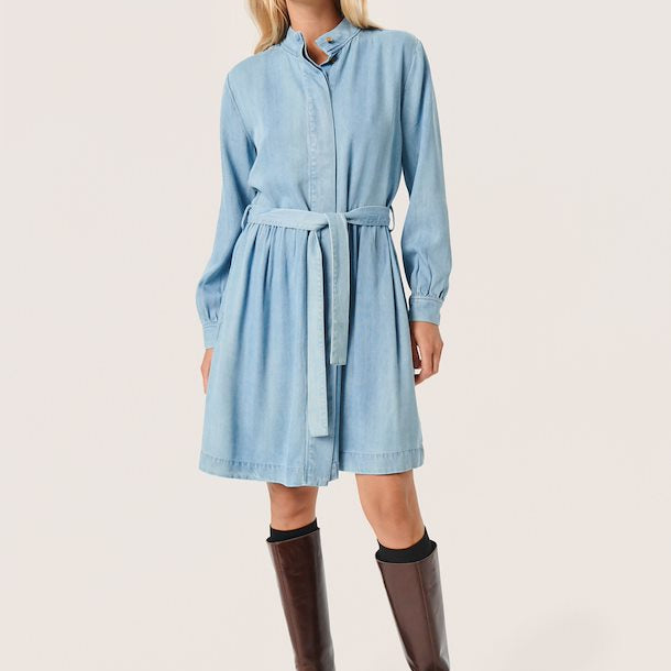 FRIDAY DENIM DRESS - MEDIUM BLUE