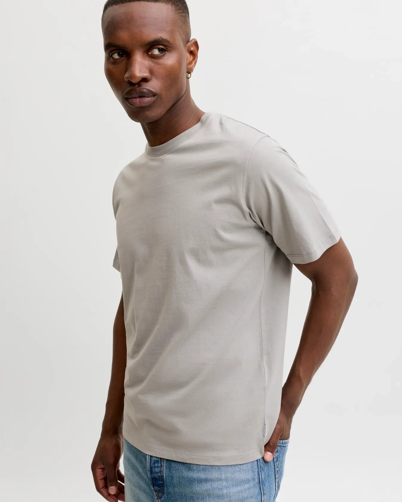 JJ ORGANIC BASIC TEE - ULTIMATE GREY