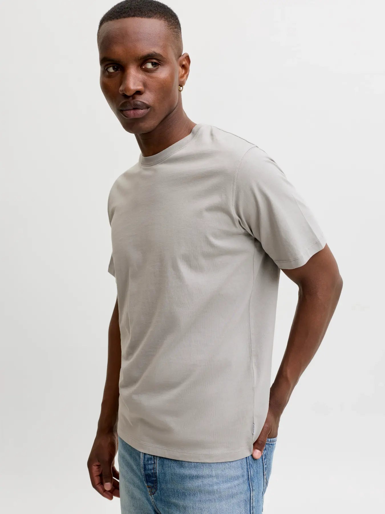 JJ ORGANIC BASIC TEE - ULTIMATE GREY