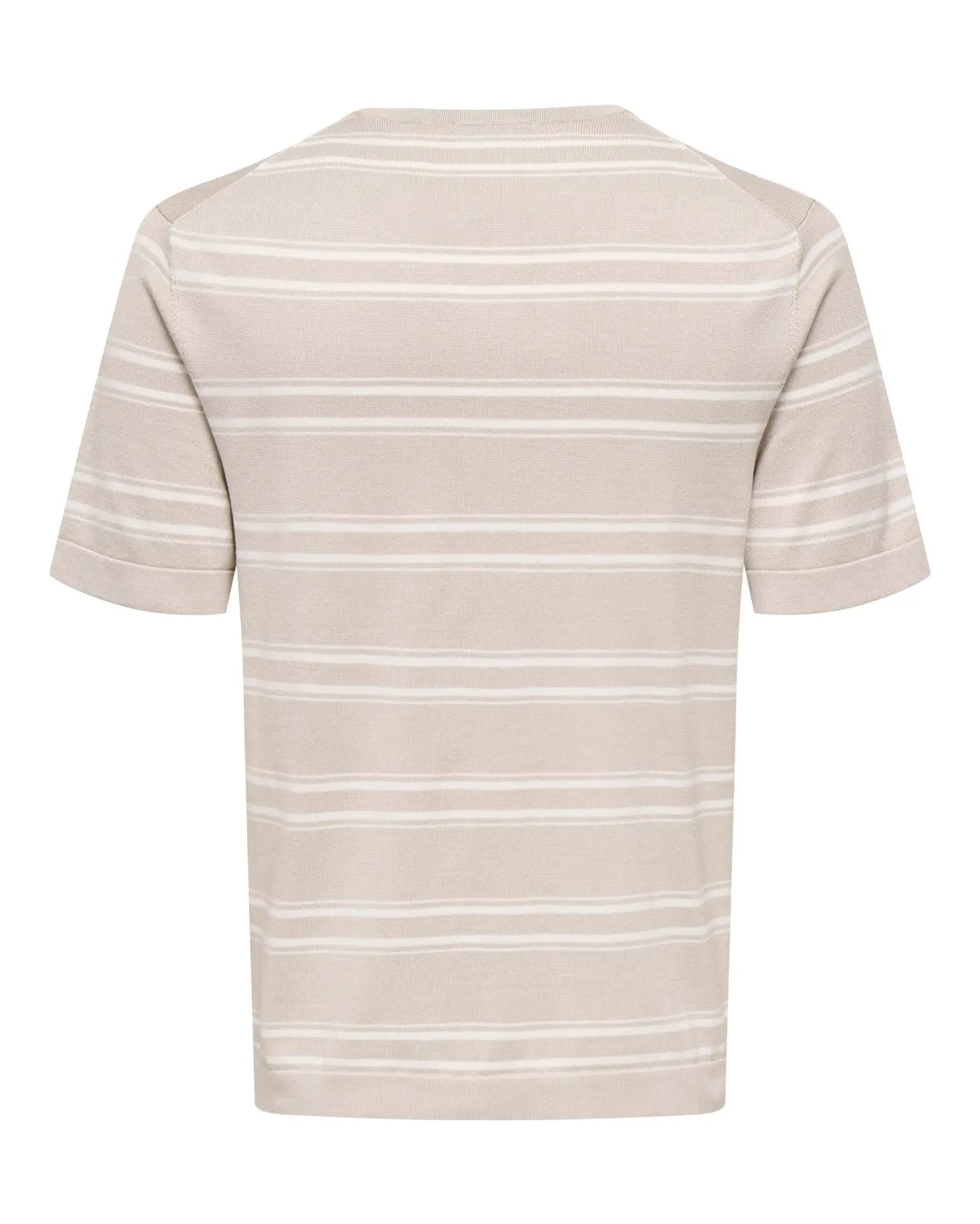 ONLY + SONS WYLER STRIPED TEE - SILVER LINING