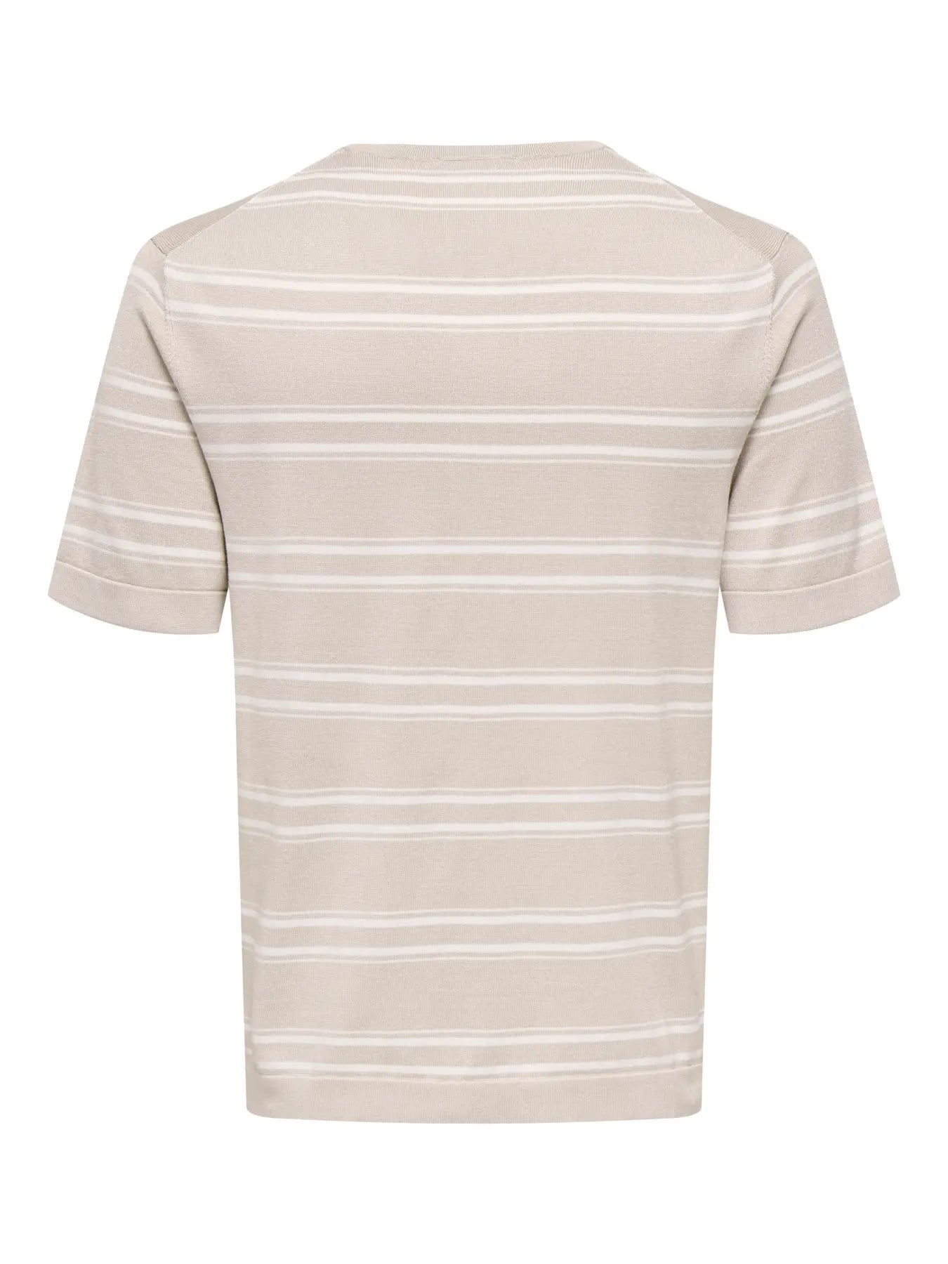 ONLY + SONS WYLER STRIPED TEE - SILVER LINING